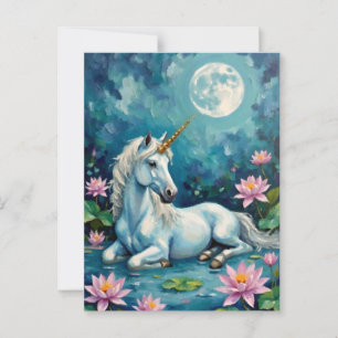 Carte Postale Jardin mystique de la licorne