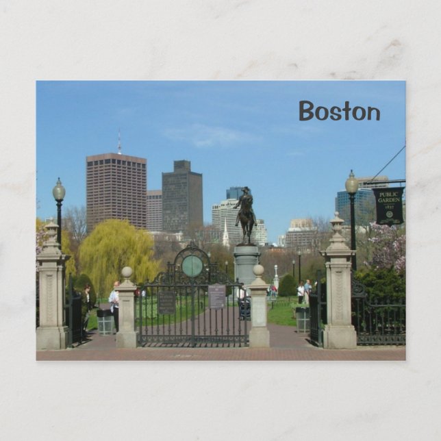 Carte Postale Jardin public (Devant)