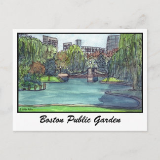 Carte Postale Jardin public de Boston
