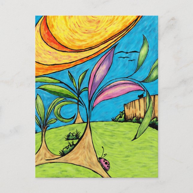 Carte postale, Jardin Summer Fun (Devant)