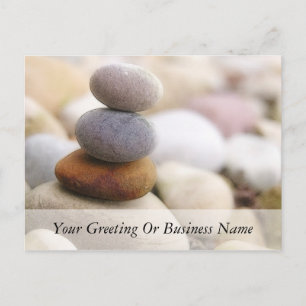 Carte Postale Jardin Zen Rock