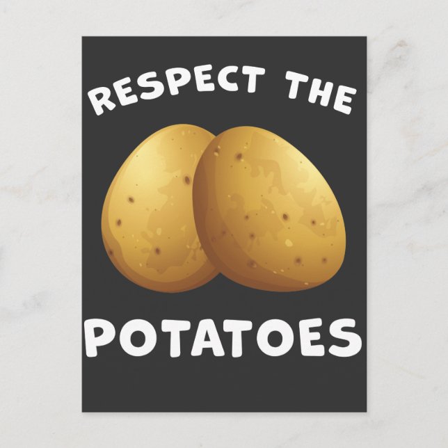 Carte Postale Jardinage Humour Respect Le jardinier de pommes de (Devant)