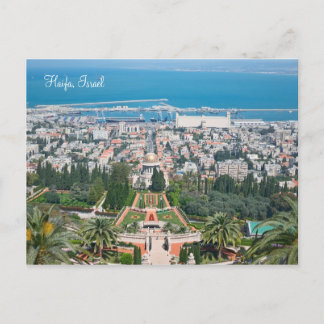 Carte Postale Jardins Bahá'í de Haïfa, Israël