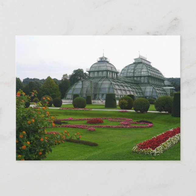 Carte Postale Jardins botaniques de Vienne, Autriche (Devant)
