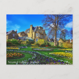 Carte Postale Jardins botaniques, Sheffield