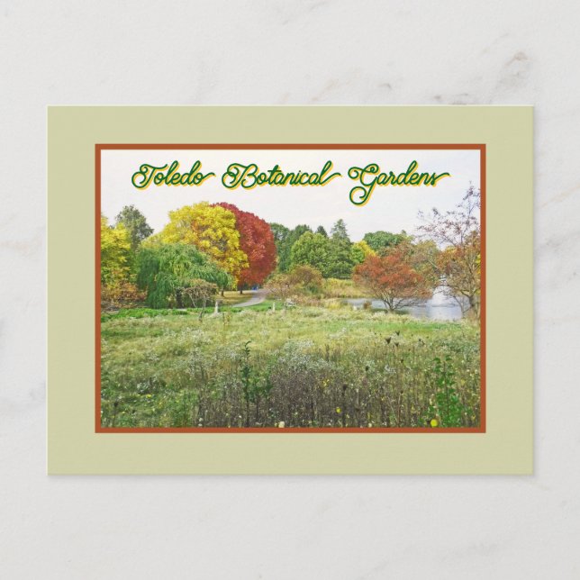 CARTE POSTALE JARDINS BOTANIQUES TOLEDO (OHIO) (Devant)
