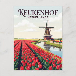 Carte Postale Jardins de Keukenhof Pays-Bas