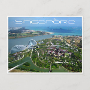 Carte Postale jardins de la baie de singapour