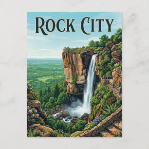 Carte Postale Jardins de Rock City