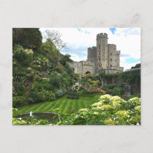 Carte Postale Jardins du château de Windsor en Angleterre Photo