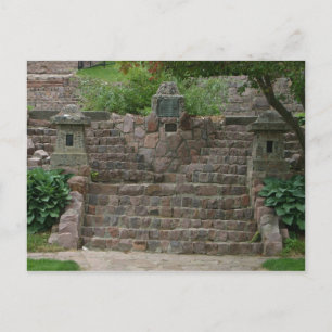 Carte Postale Jardins Japonais Stone Steps Sioux Falls SD