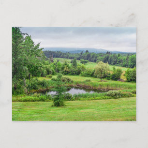 Carte Postale Jardins Près Du Parc National Acadia, Maine