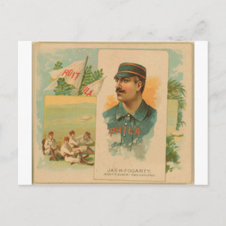 Carte Postale Jas. H. Fogarty, Philadelphie Quakers