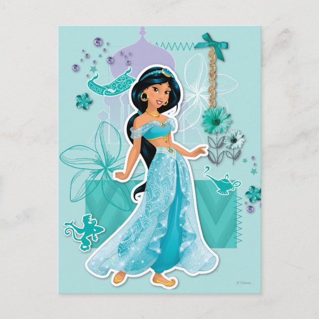 Carte Postale Jasmine - Courageux (Devant)