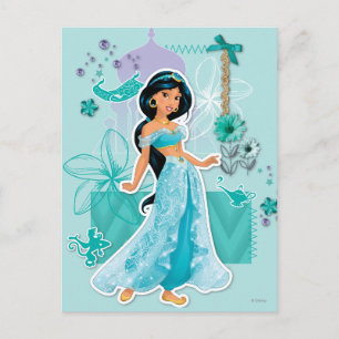 Carte Postale Jasmine - Courageux