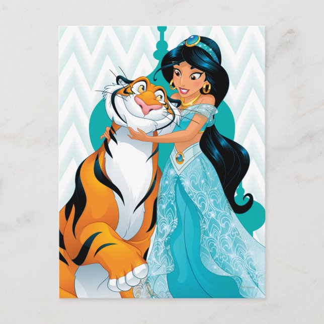 Carte Postale Jasmine et Rajah (Devant)