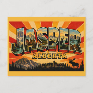 Carte Postale Jasper Alberta Sauvage & Serein