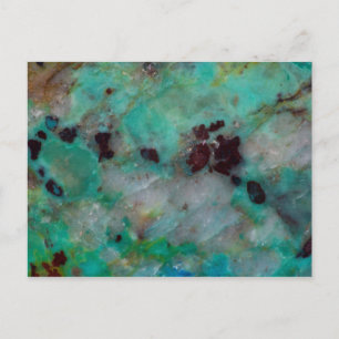 Carte Postale Jasper bleu chrysocolla