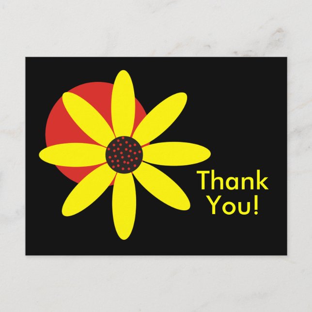 Carte postale Jaune (Devant)