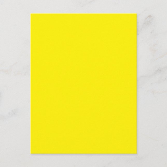Carte Postale jaune (Devant)