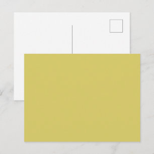 Carte postale jaune chaud doux