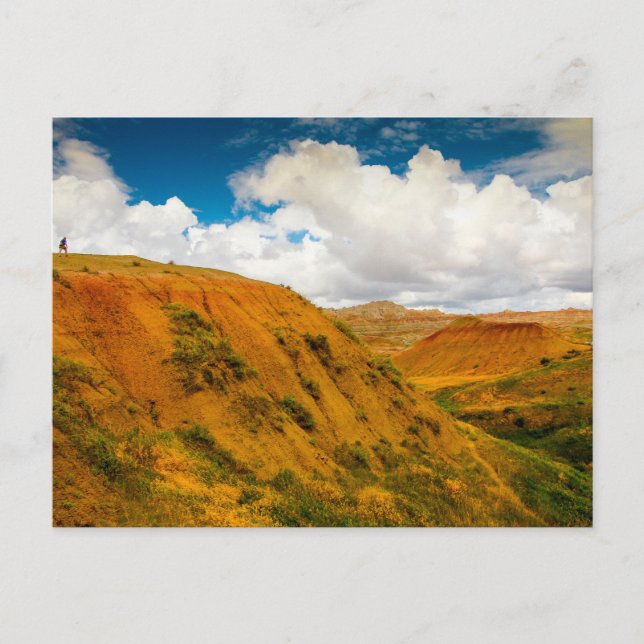 Carte Postale Jaune Mounds Vue, Badlands National Park, SD (Devant)