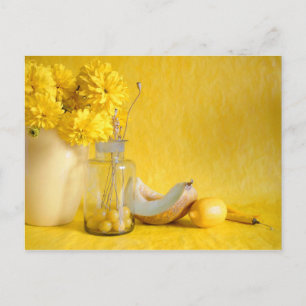 Carte Postale Jaune soleil