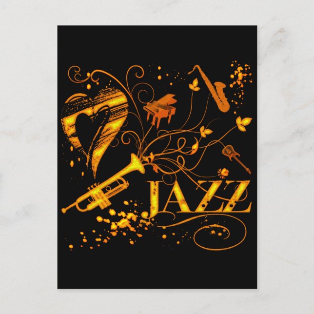 CARTE POSTALE JAZZ (Devant)
