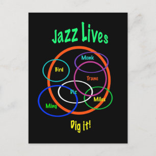 Carte Postale Jazz