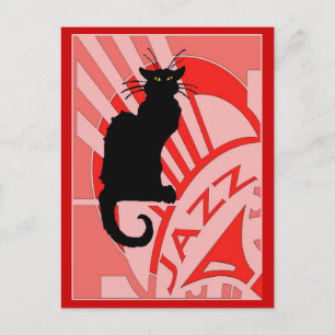 Carte Postale Jazz Cat