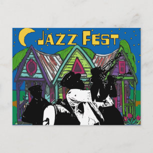 Carte Postale Jazz Fest Brass Band