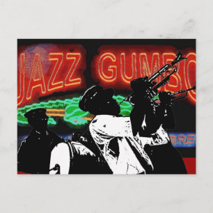Carte Postale Jazz Gumbo Brass Band