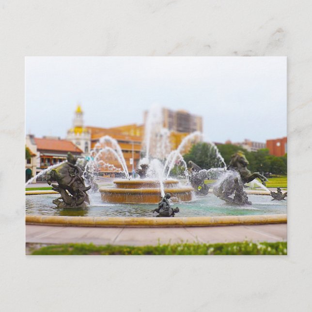 Carte Postale JC Nichols Fountain Country Club Plaza KC (Devant)