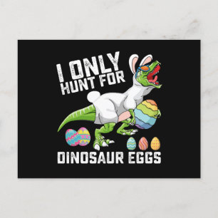 Carte Postale Je Chasse Seulement Pour Les Oeufs Dinosaures Pâqu