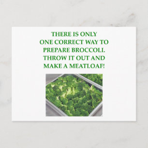 Carte Postale je déteste le brocoli