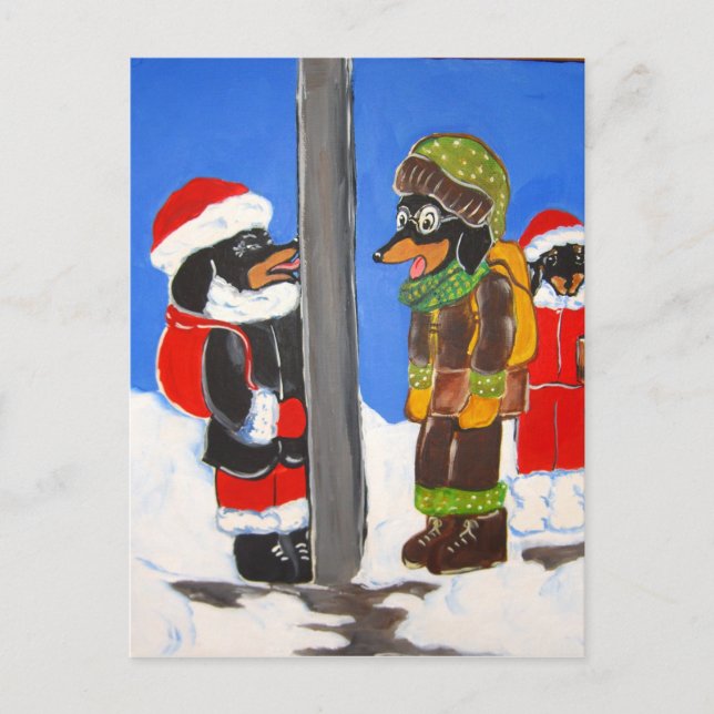 CARTE POSTALE JE DOXIE T'OSE TRIPER (Devant)