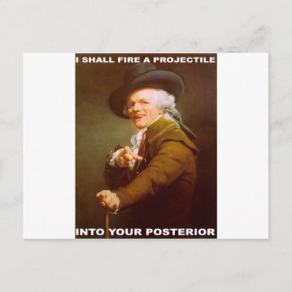 Carte Postale Je Ferai Un Projectile