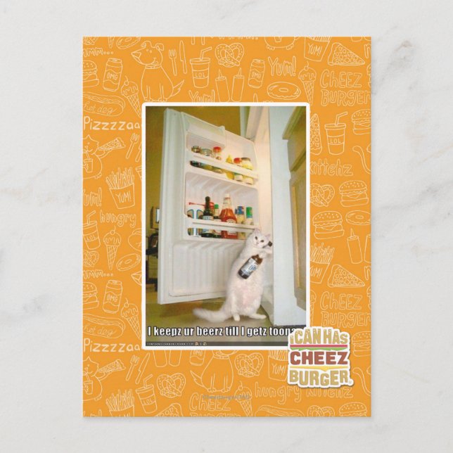 Carte Postale Je garde ta bière (Devant)