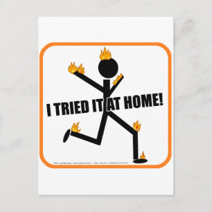 Carte Postale Je l'ai essayé chez moi !