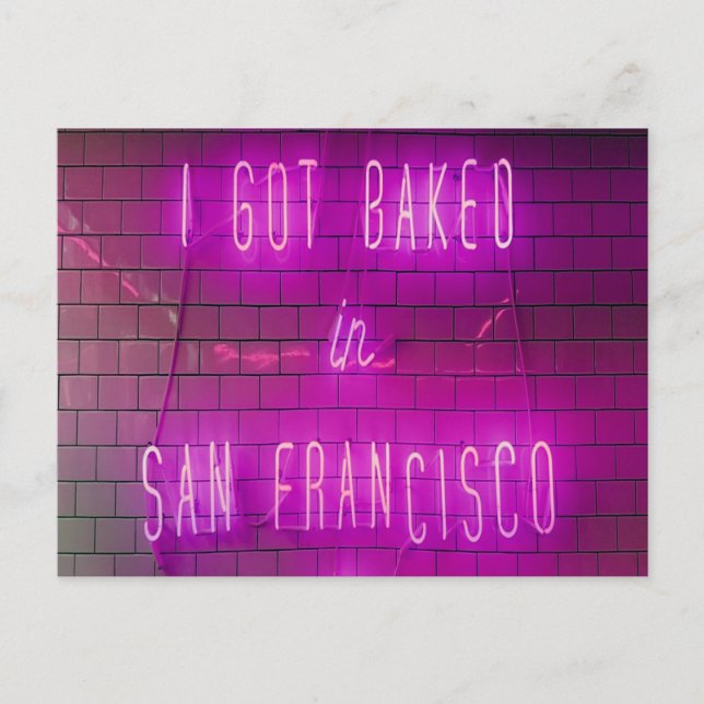Carte Postale Je me suis fait cuire à San Francisco (Devant)