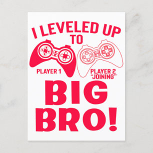 CARTE POSTALE "JE ME SUIS LEVÉ JUSQU'À GRAND BRO !