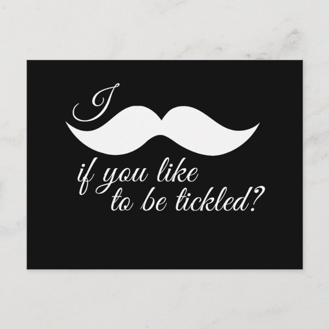 Carte Postale JE MUSTACHE SI VOUS SOUHAITEZ ÊTRE TICKLED -.png (Devant)