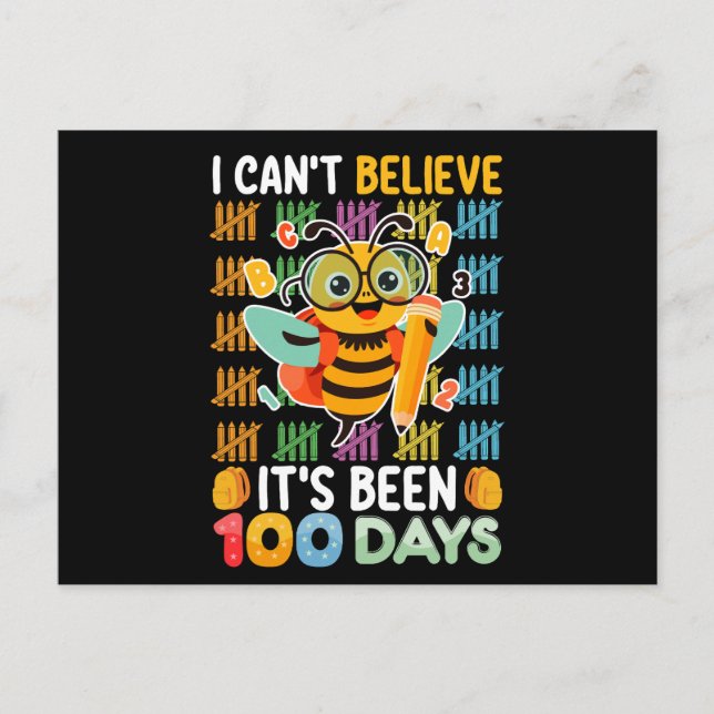 Carte Postale Je n'arrive pas à croire qu'il s'agisse de 100 jou (Devant)