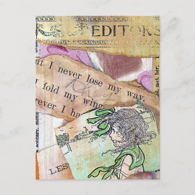 Carte Postale Je ne perdrai jamais mon chemin ATC (Devant)