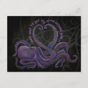 Carte Postale Je ne peux pas attendre d'avoir mes bras autour de