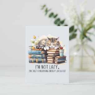 Carte Postale Je ne suis pas un chat mignon