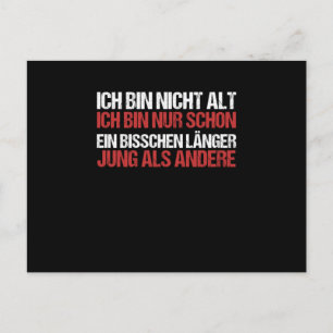 Carte Postale Je ne suis pas vieux, j'ai simplement été jeune un