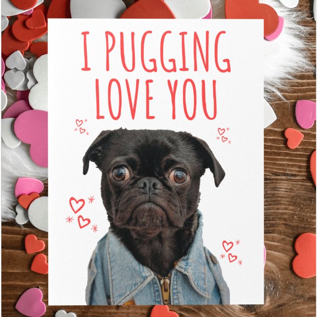 Carte Postale Je Passe L'Amour Vous Amoureux des chiens Mignonne (Créateur téléchargé)