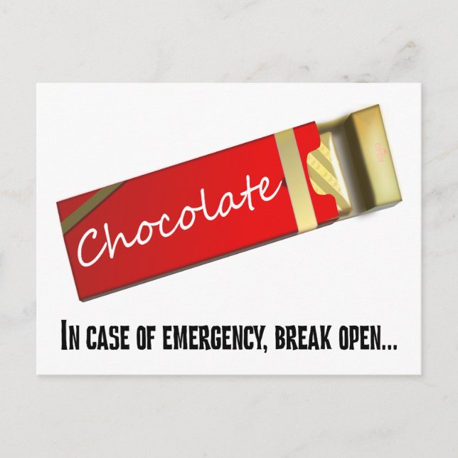 Carte Postale Je pense que cela peut être qualifié d'urgence cho (Devant)
