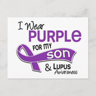 Carte Postale Je Porte Du Violet Pour Mon Fils 42 Lupus